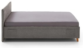 Szare łóżko dziecięce 140x200 cm Fun – Meise Möbel