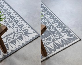 Dywan dwustronny zewnętrzny Gemini szaro-kremowy 80 cm x 150 cm
