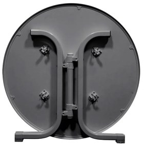 Metalowy okrągły stół ogrodowy ø 70 cm Pizarra – Dajar