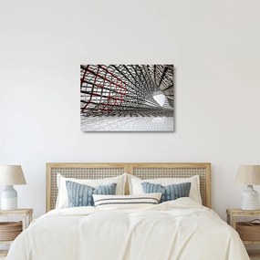 Obraz na szkle - żelazna konstrukcja (70x50 cm)