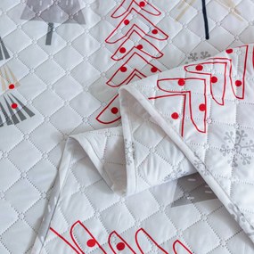 Narzuta na łóżko JINGLE, biały Rozmiar: 170 x 210 cm