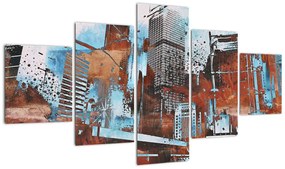 Obraz - Wieżowce (125x70 cm)