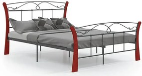 Metalowe łóżko w stylu vintage 120x200 cm - Bover