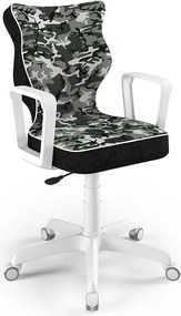 Krzesło do biurka Norm White rozmiar 5 (146-176,5 cm) z wzorami