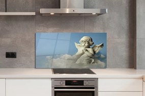 Szklany Panel Niebiański Anioł wśród Chmur