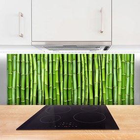 Dekor Szklany do Kuchni Kompozycja Z Pędów Bambusa