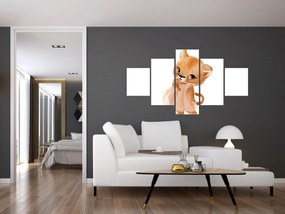 Obraz - Zwierzątko akwarelowe N⁰6 (125x70 cm)
