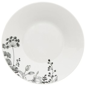 Porcelanowa zastawa dla 6 osób WHITE FLORAL, 18 elementów