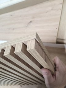 PROMOCJA Szafka TV wisząca ENTSIAN 150x40cm, dąb artisan II. jakość