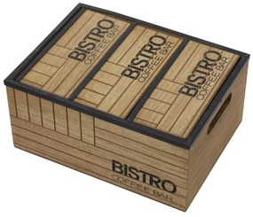 Skrzynki na owoce, warzywa Bistro, 4 sztuki