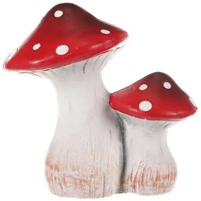 Dekoracja ogrodowa Grzyb, 16 x 10 x 16 cm, terakota