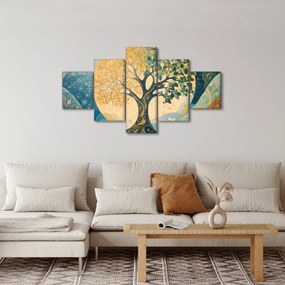 Obraz – Drzewo życia w księżycu (125x70 cm)