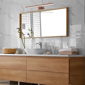 Podłużny kinkiet łazienkowy złoty  13,8W 60x11,5x4 cmH1-L79