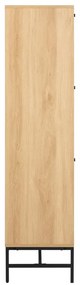 Uchylna szafka na buty w dekorze dębu w naturalnym kolorze 99x140x35 cm Albany – Actona