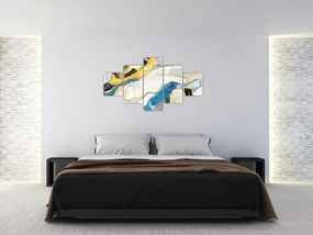 Obraz - Kolorowy marmur (125x70 cm)