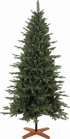 HOMCOM Sztuczna choinka, składany drewniany stojak, wtryskowa konstrukcja, 1438 końcówek, 180 cm, zielona | Aosom PL