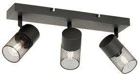 Industrialny reflektor sufitowy czarny 3-punktowy regulowany - JimPrzemysłowy Oswietlenie wewnetrzne