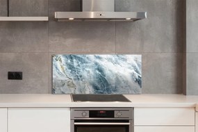 Panel szklany do Kuchni Wykwintny Wzór Marmurowy