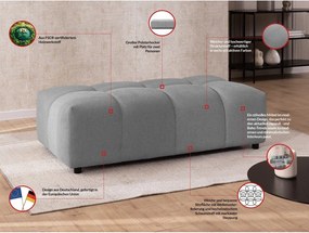 Szary podnóżek Albane – Ropez