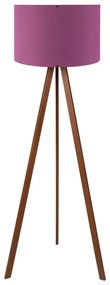 Lampa stojąca AYD 1xE27/40W/230V fioletowa/brązowa