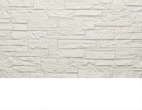 Zestaw dekoracyjnych paneli 3D z efektem cegły i kamienia, 12 szt., 8,6 m2, okładzina ścienna PU, 120 x 60 x 2,5, biały kwarcyt