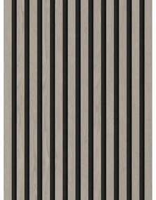 Mexen Lam-F lamele ścienne akustyczne 275 x 30 cm, filc 8 mm, fornir techniczny, Dąb Popielaty - S105-275307-3015-005