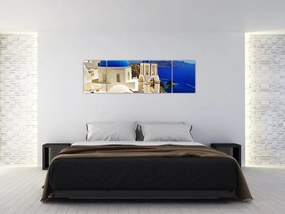 Obraz - Santorini, Grecja (170x50 cm)