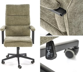 Fotel gabinetowy z wysokim oparciem Adriano Halmar