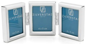 Metalowa ramka stojąca w kolorze srebra 13x5 cm Mini – Zilverstad