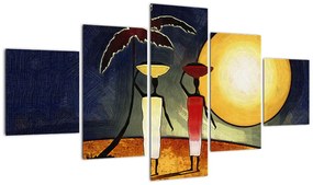 Obraz starożytnego obrazu (125x70 cm)