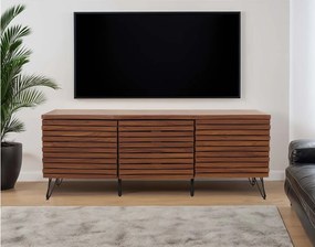 Stojak TV MCW-M49,  orzechowy wygląd