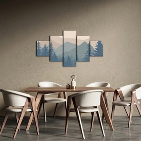Obraz - Góry Turkusowe N⁰2 (125x70 cm)