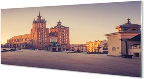 Panel Szklany Poranek przy Bazylice w Krakowie