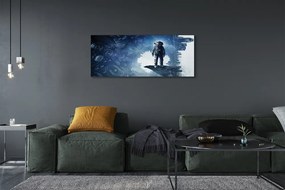 Fotoobraz na płótnie Miasto Mechanizmów i Postać