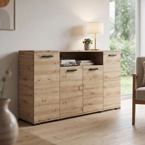 Komoda ALBANO 160 cm do Salonu Sypialni Dąb artisan