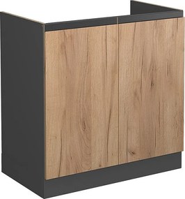 Szafka dolna do kuchni złoty dąb energetyczny 80x46x81.6 r-line