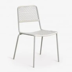 Stapelbare Jadalniana Krzesło Z Stali I Syntetycznego Rattanu Veyra Awokado - Sklum