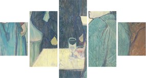 Obraz - Henri de Toulouse-Lautrec, A Corner of the Moulin de la Galette, reprodukcje (125x70 cm)