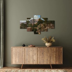 Obraz - Nicolas Poussin, Landscape with Saint John on Patmos, reprodukcje (125x70 cm)