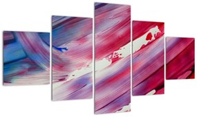 Obraz - różowo - niebieskie kolory (125x70 cm)