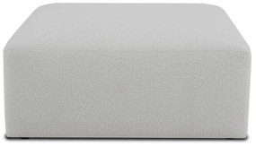Biały moduł sofy z materiału bouclé Roxy – Scandic