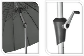 Duży parasol ogrodowy, Ø 280 cm