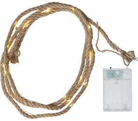 Brązowa girlanda świetlna LED Star Trading Jutta, dł. 2 m