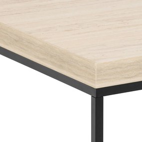 Stolik z blatem w dekorze marmuru 40x40 cm Barossa – Actona