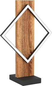 Eglo 901937 - Lampa stołowa LED BOYAL LED/13W/230V czarna/brązowa