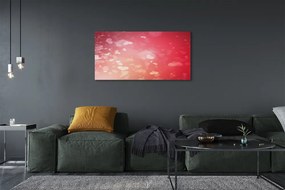 Obraz drukowany na płótnie Miłość na Czerwonym Tle