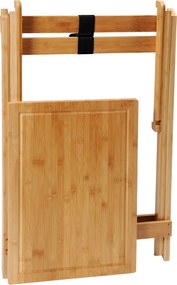 Stolik ogrodowy składany, bambus, KESPER