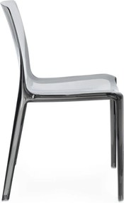 Szare plastikowe krzesło ogrodowe Adele – Bizzotto