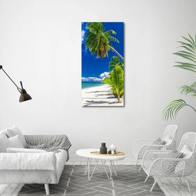 Foto obraz szkło akryl pionowy Tropikalna plaża