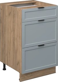 Szafka dolna do kuchni jasnoniebiesko-szary 50x51.6x82 fame-line